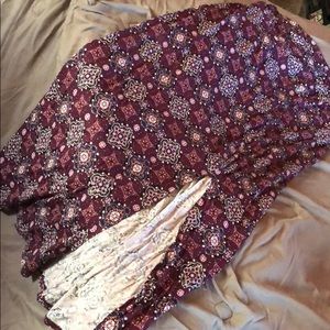 MEDALLION PRINT MAXI SKIRT 😍😍😍✨✨